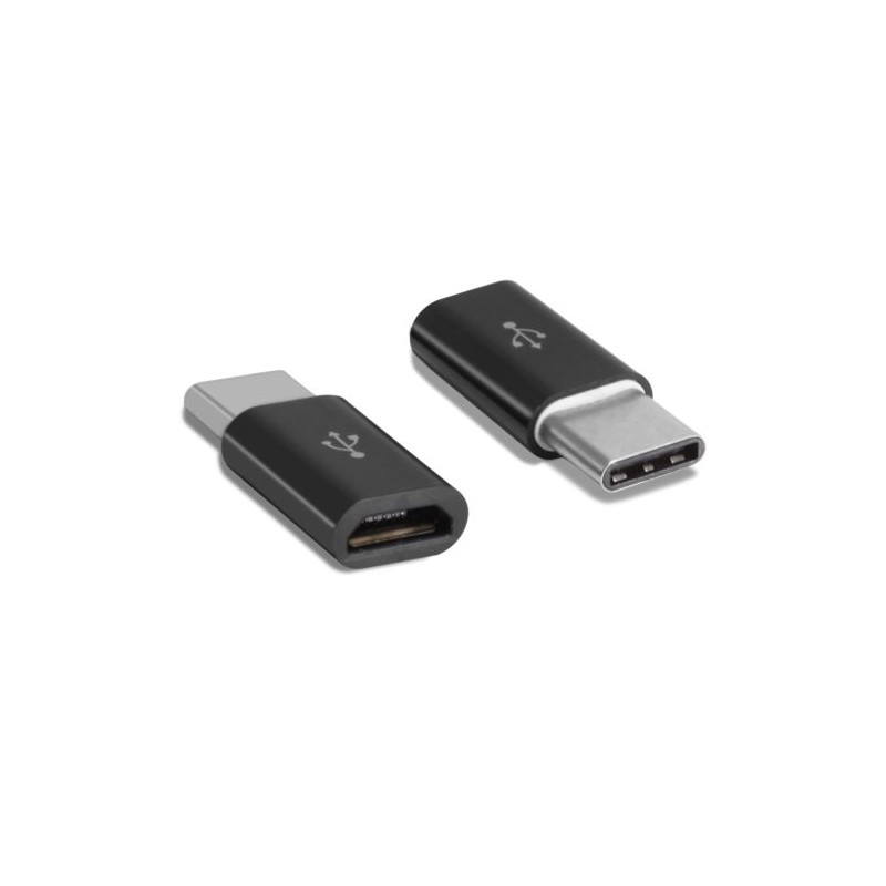 YAWALL Adaptateur USB C vers Micro USB, USB de Type C (mâle) vers Micro USB  (Femelle), Transfert de données Micro USB vers USB-C, Compatible avec