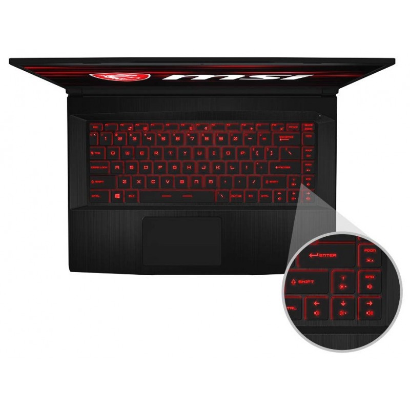 PC PORTABLE MSI GAMING GF63 THIN 9RCX 679XF / I7 9È GÉN / 8 GO