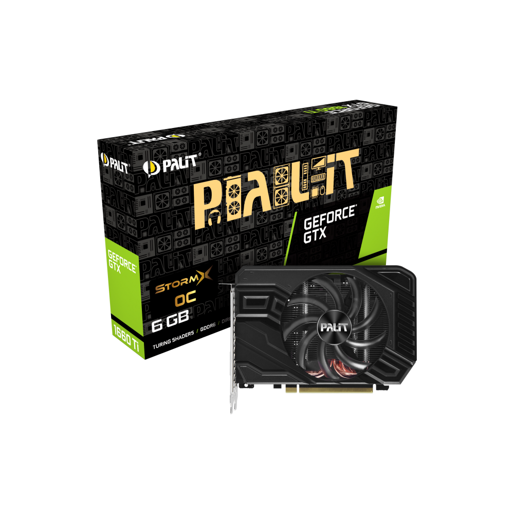 Carte Graphique Palit GeForce GTX 1660 Ti StormX OC / 6 Go