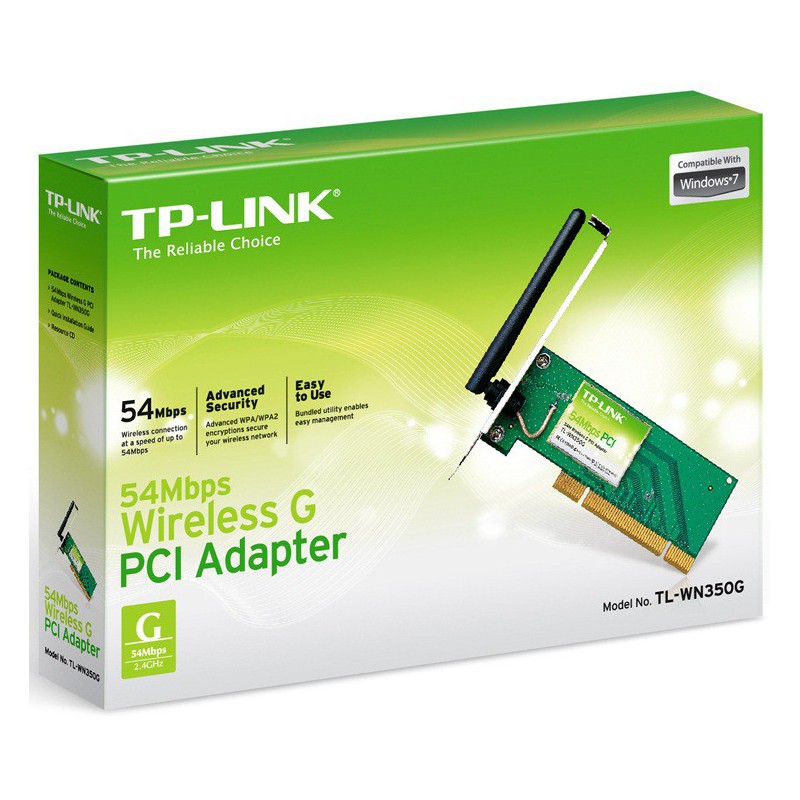 Carte Réseau PCI sans fil 54 Mbps