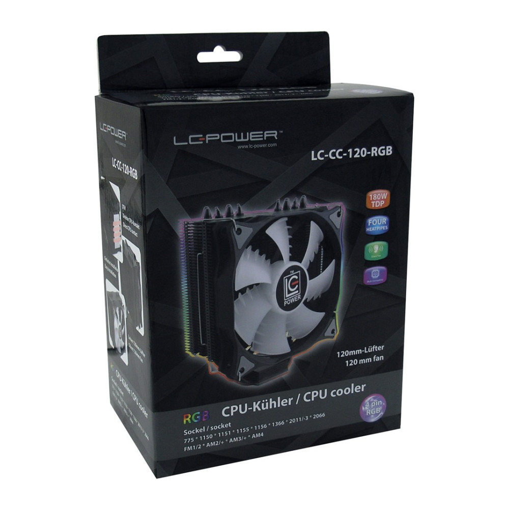 Refroidisseur pour Processeur LC Power Cosmo Cool RGB