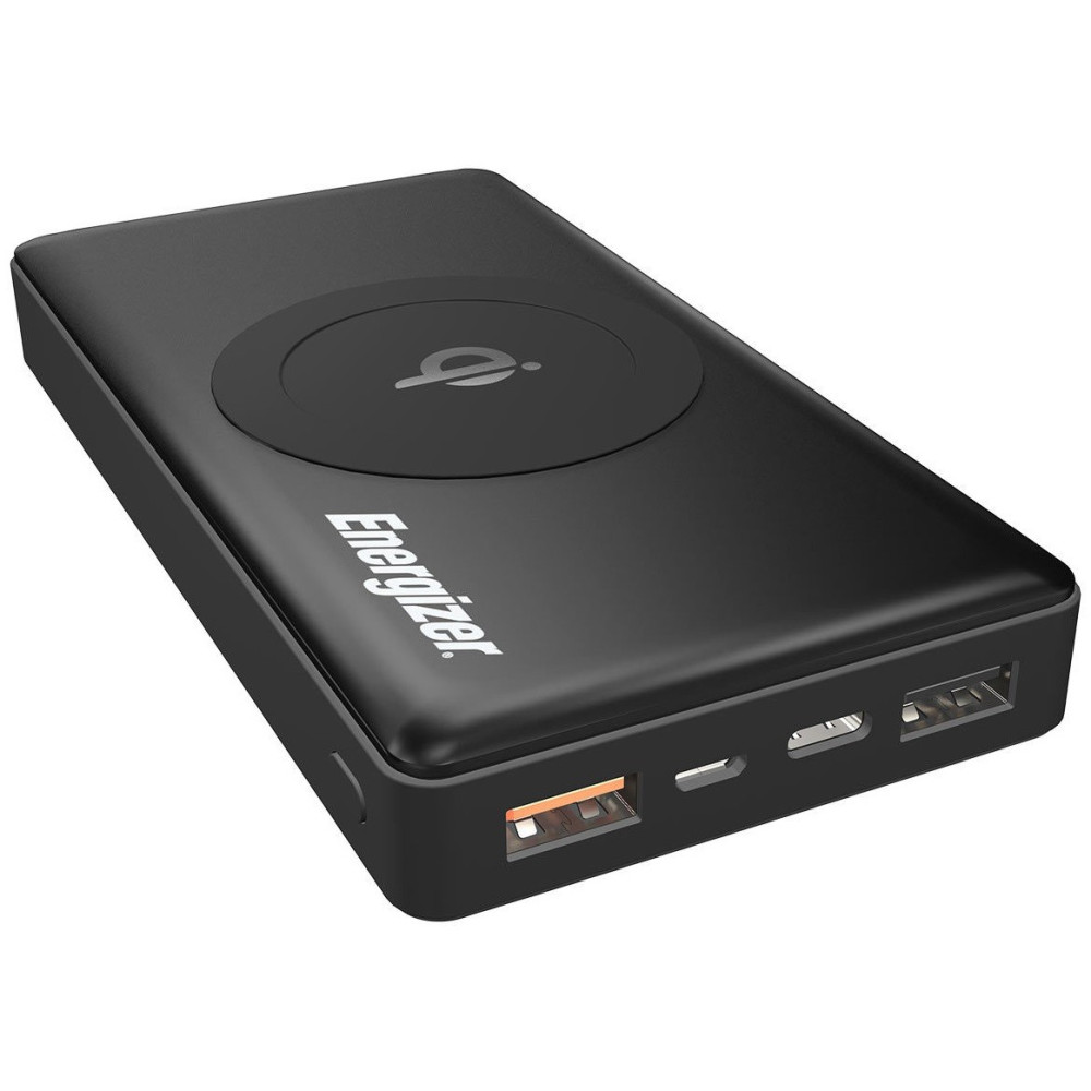 Power Bank & Chargeur Sans fil Qi Energizer QE10000CQ / 10000 mAh