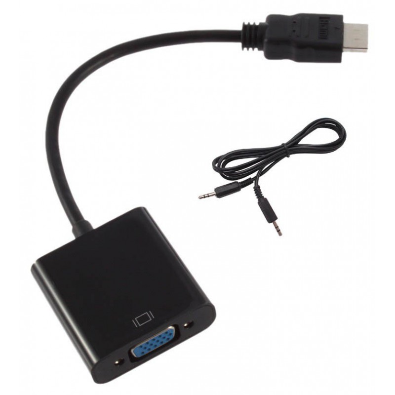 ADAPTATEUR VGA VERS HDMI AVEC AUDIO