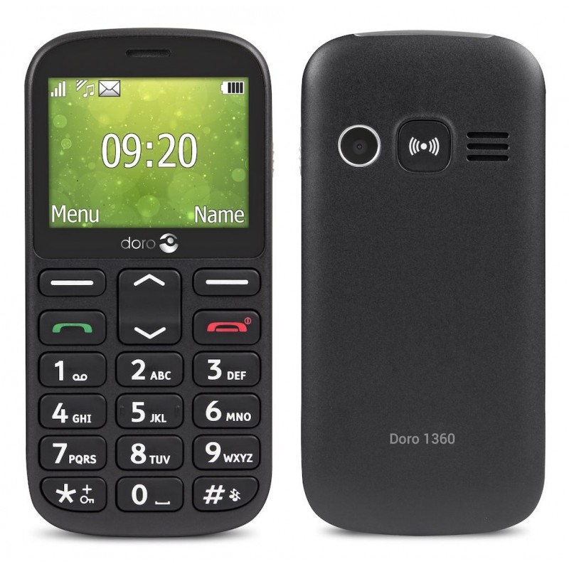 Téléphone portable DORO 2404 noir/noir