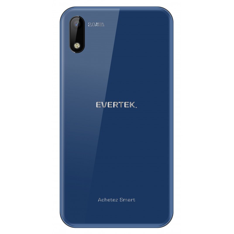 TÉLÉPHONE PORTABLE EVERTEK M10 NANO / 3G / DOUBLE SIM / BLEU