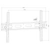 Support Mural Omega OUTV600T pour Téléviseur 37"-70"