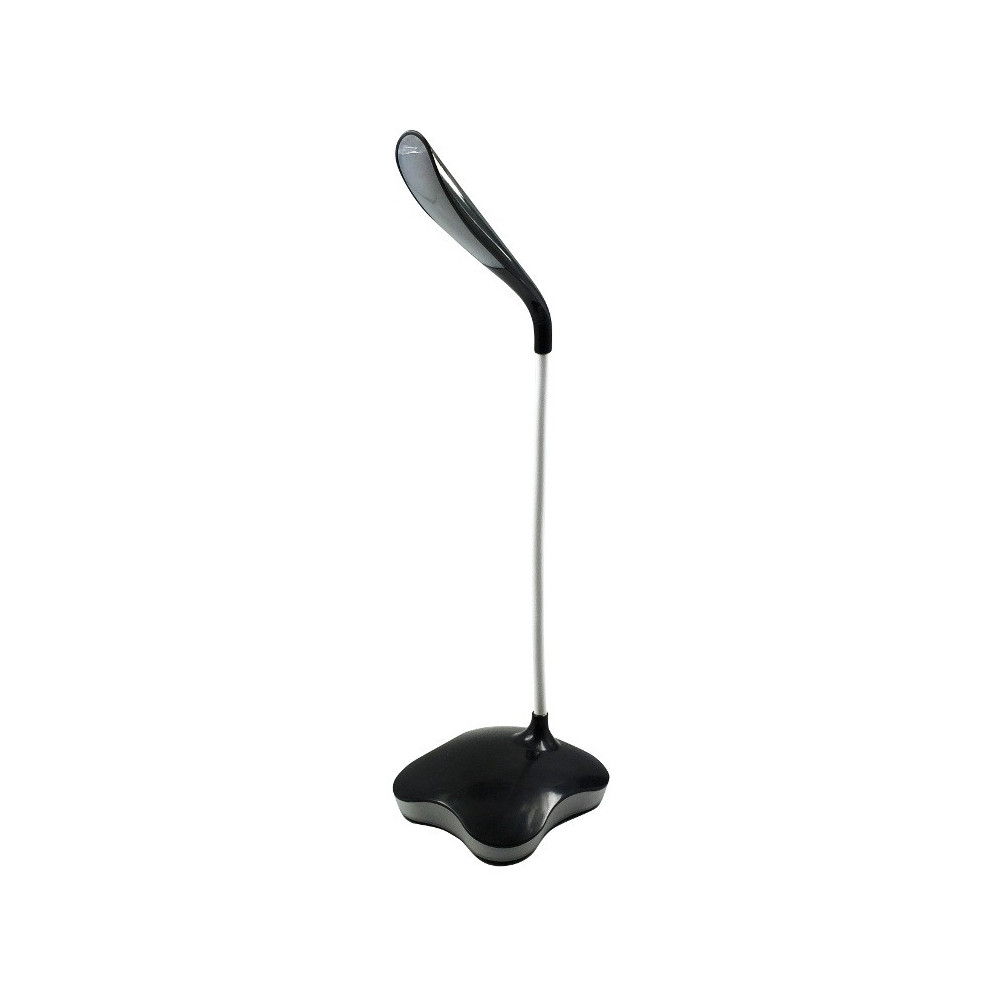 Lampe de bureau LED Flexible Platinet PDL02B / 3W / Noir