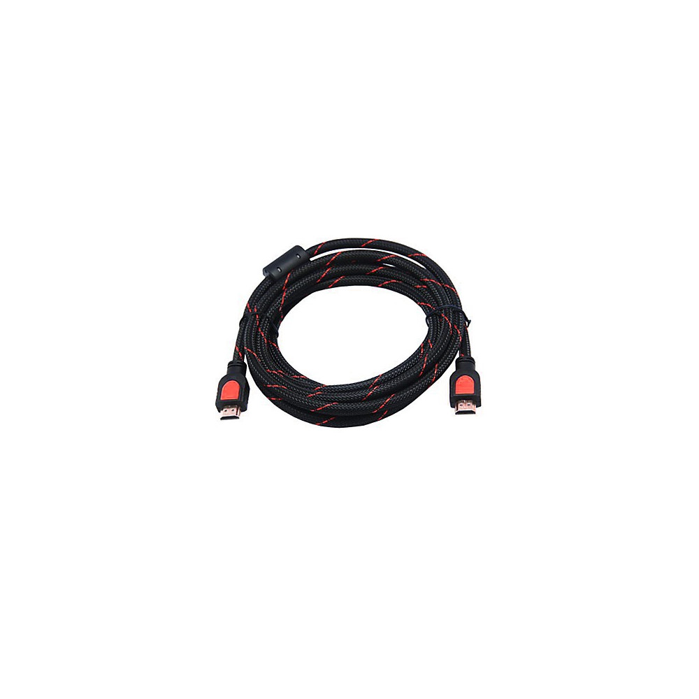 Cable HDMI 5M / Noir & Rouge