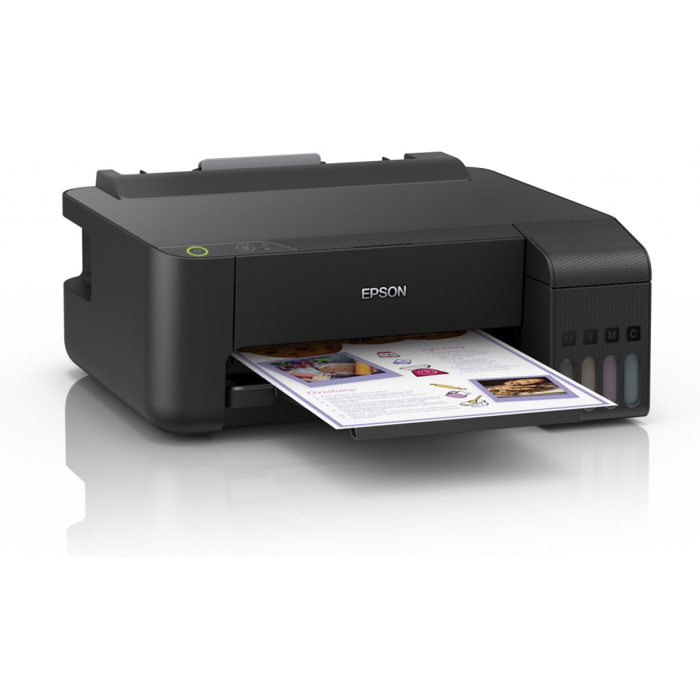 Imprimante à réservoir intégré couleur Epson L1110 + 4 Bouteilles d'encre