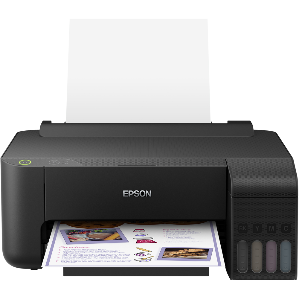 Imprimante à réservoir intégré couleur Epson L1110 + 4 Bouteilles d'encre