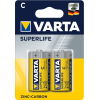 2x Piles Varta Superlife C / R14 / 1.5V