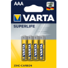 4x Piles AAA Varta SuperLife / R03 / 1.5V