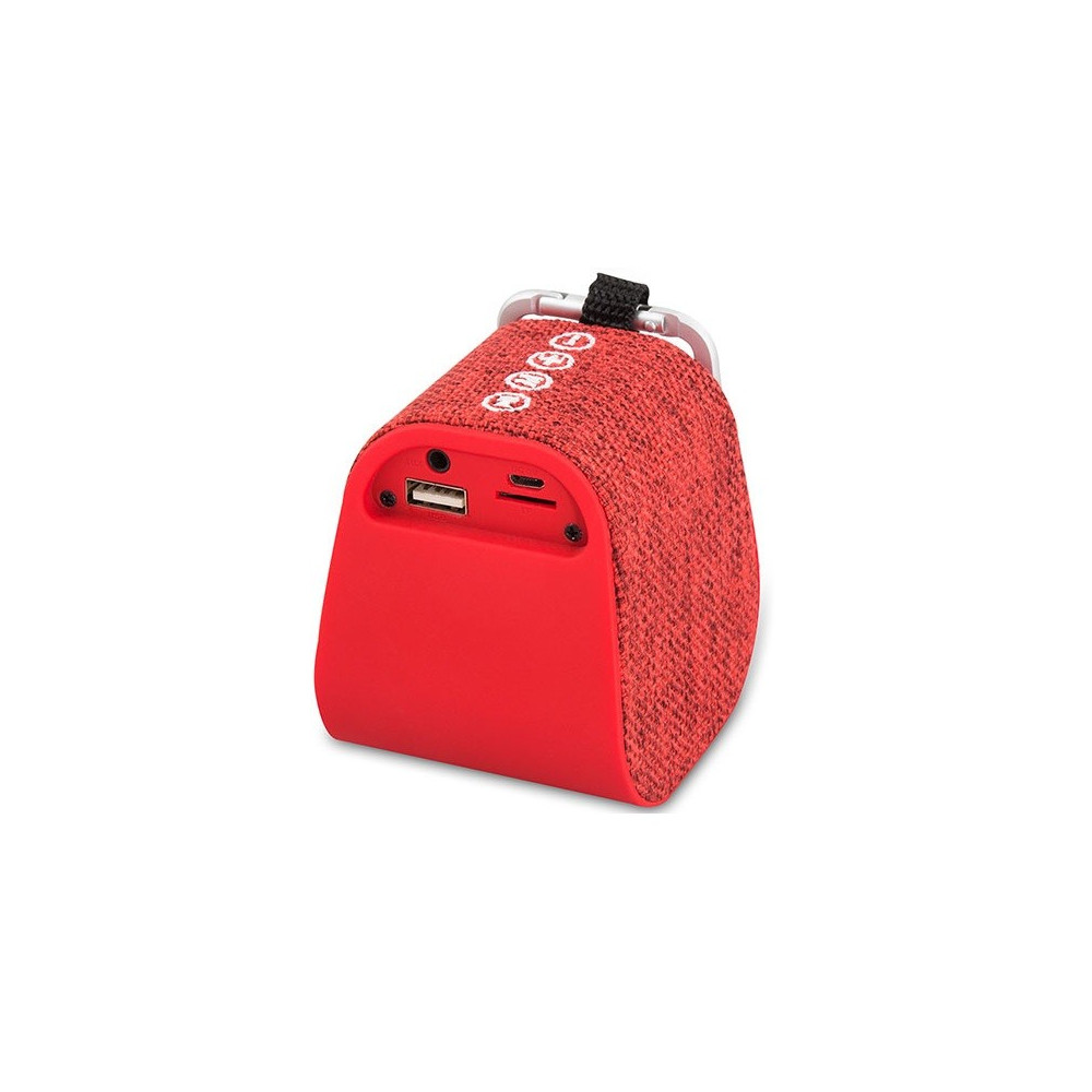 Haut Parleur de poche Bluetooth Mikado Freely K6 / 5W / Rouge