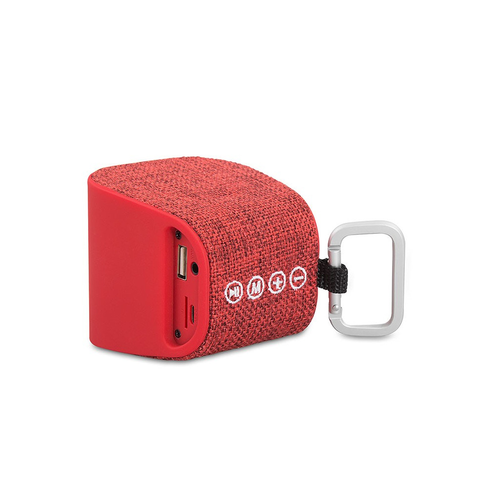 Haut Parleur de poche Bluetooth Mikado Freely K6 / 5W / Rouge