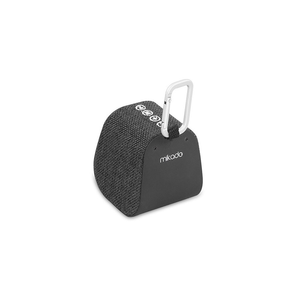 Haut Parleur de poche Bluetooth Mikado Freely K6 / 5W / Noir