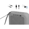Haut Parleur de poche Bluetooth Etanche Mikado HANDY / 5W / Gris