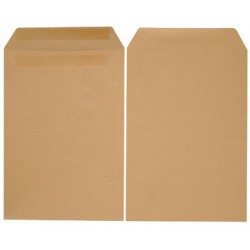 10x Enveloppes Kraft Vertical 17.6 x 25