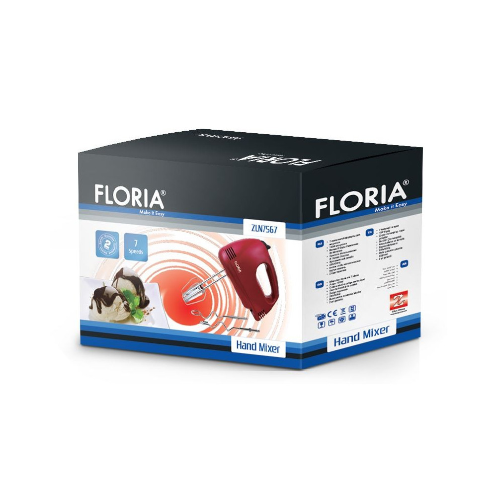 Batteur à main Floria ZLN7567 / Blanc