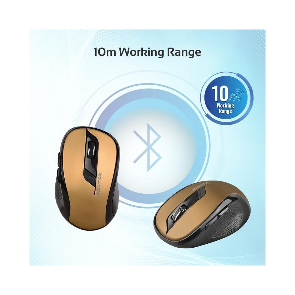 Souris Optique Sans Fil Promate Clix-7 / Gold