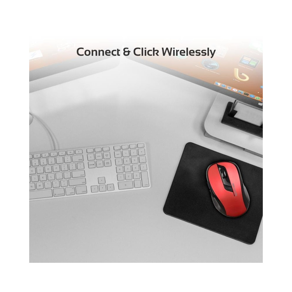 Souris Optique Sans Fil Promate Clix-7 / Rouge