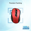 Souris Optique Sans Fil Promate Clix-7 / Rouge