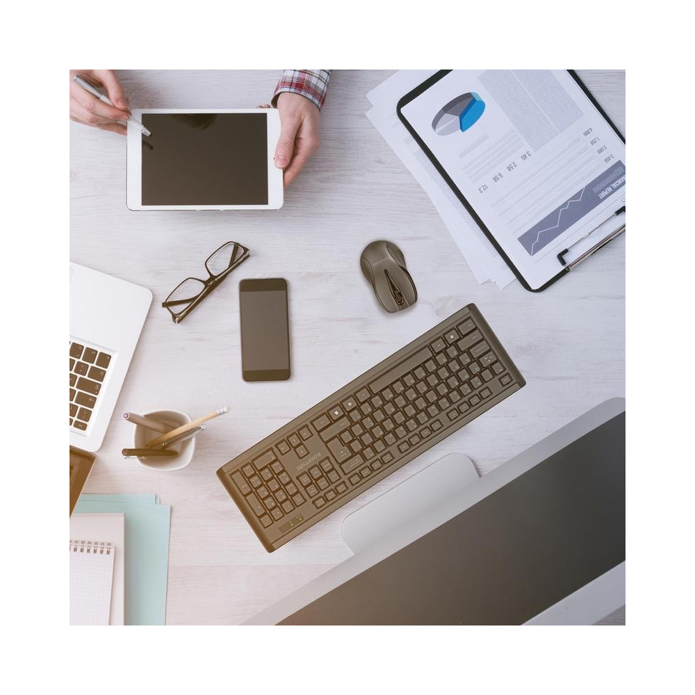 Ensemble Clavier et Souris Sans Fil Promate proCombo-3