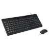 Ensemble Clavier Souris Filaire USB Advance Starter