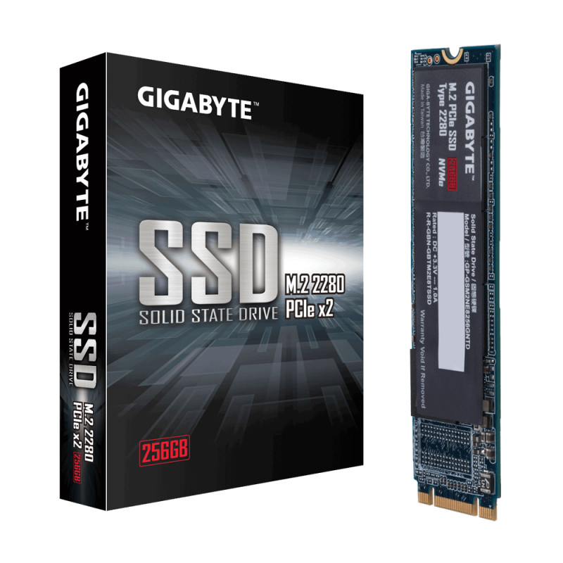 Disque Dur Interne SSD M.2 PCIe Gigabyte 256 Go