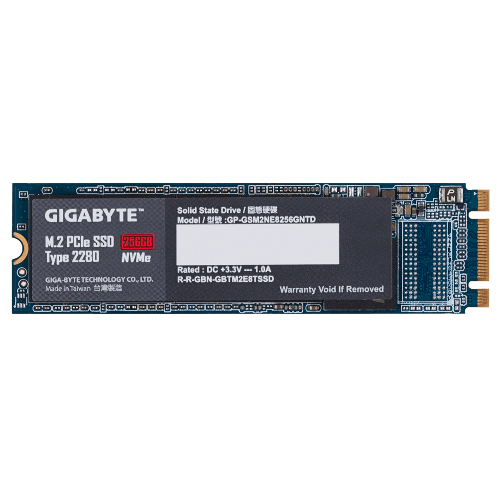 Disque Dur Interne SSD M.2 PCIe Gigabyte 256 Go
