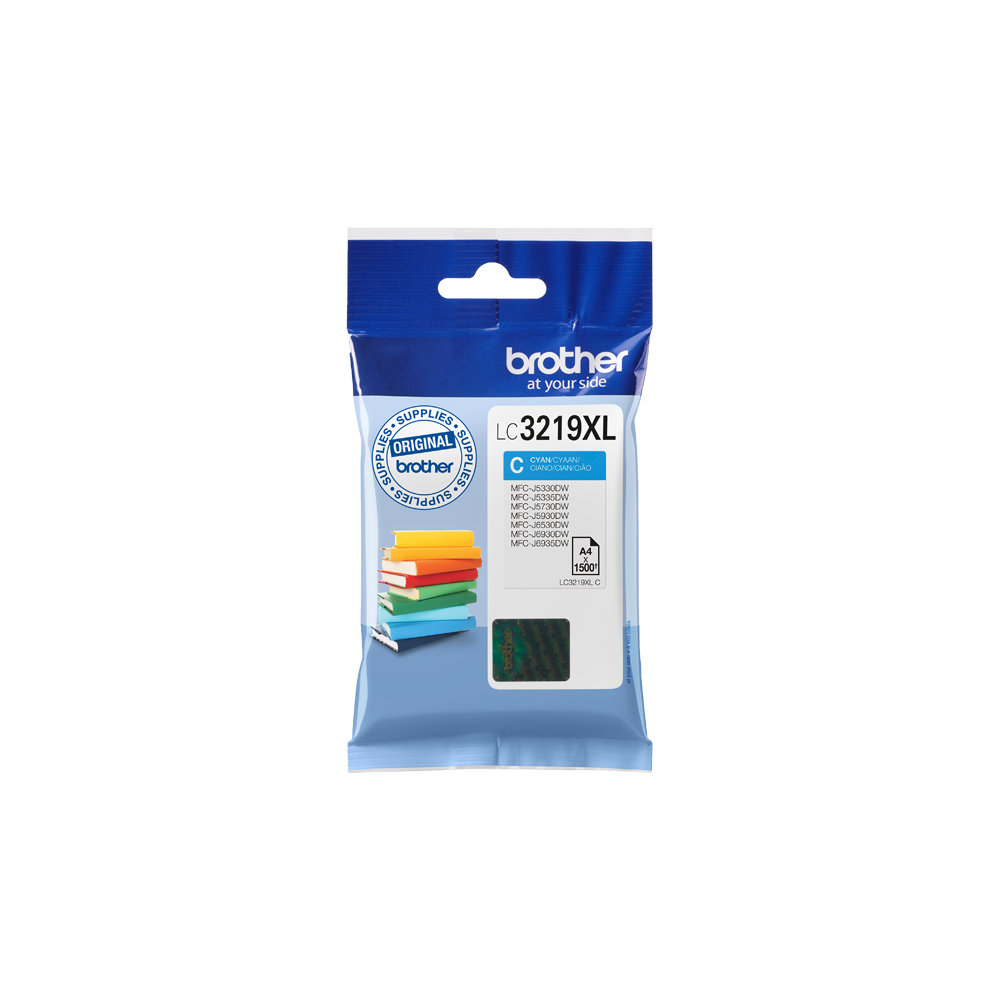 Cartouche Jet d'encre Originale Brother LC3219XLC / Cyan
