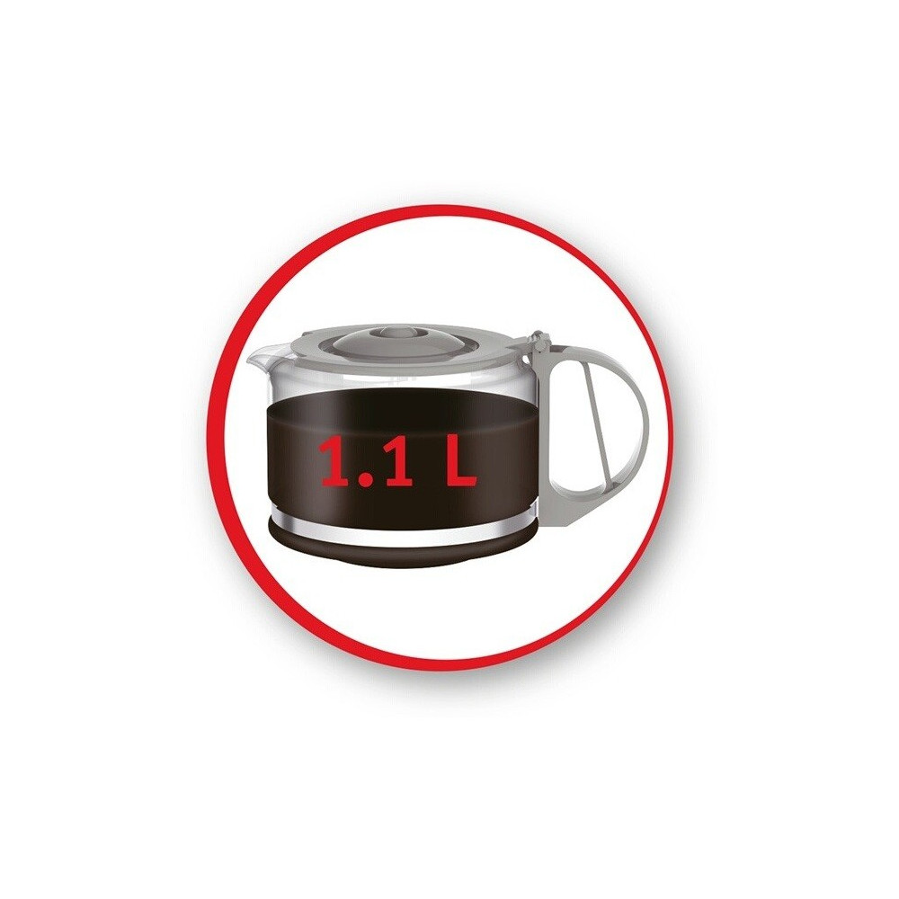 Cafetiére Moulinex Uno FG121110 / 800 W / Blanc