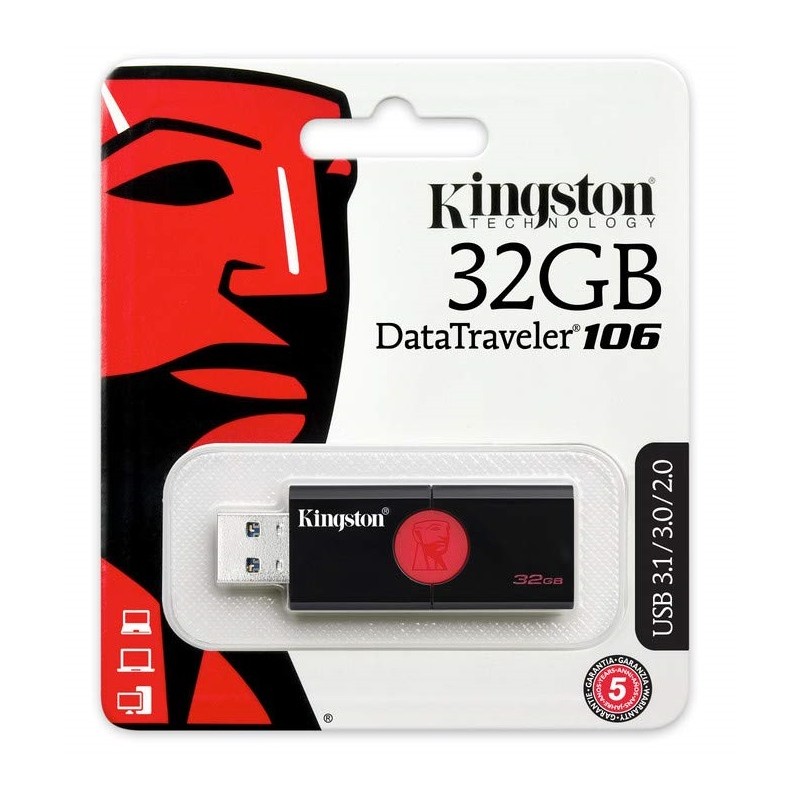 Clé USB Kingston Kingston DataTraveler DT106 / USB 3.1 / 32 Go