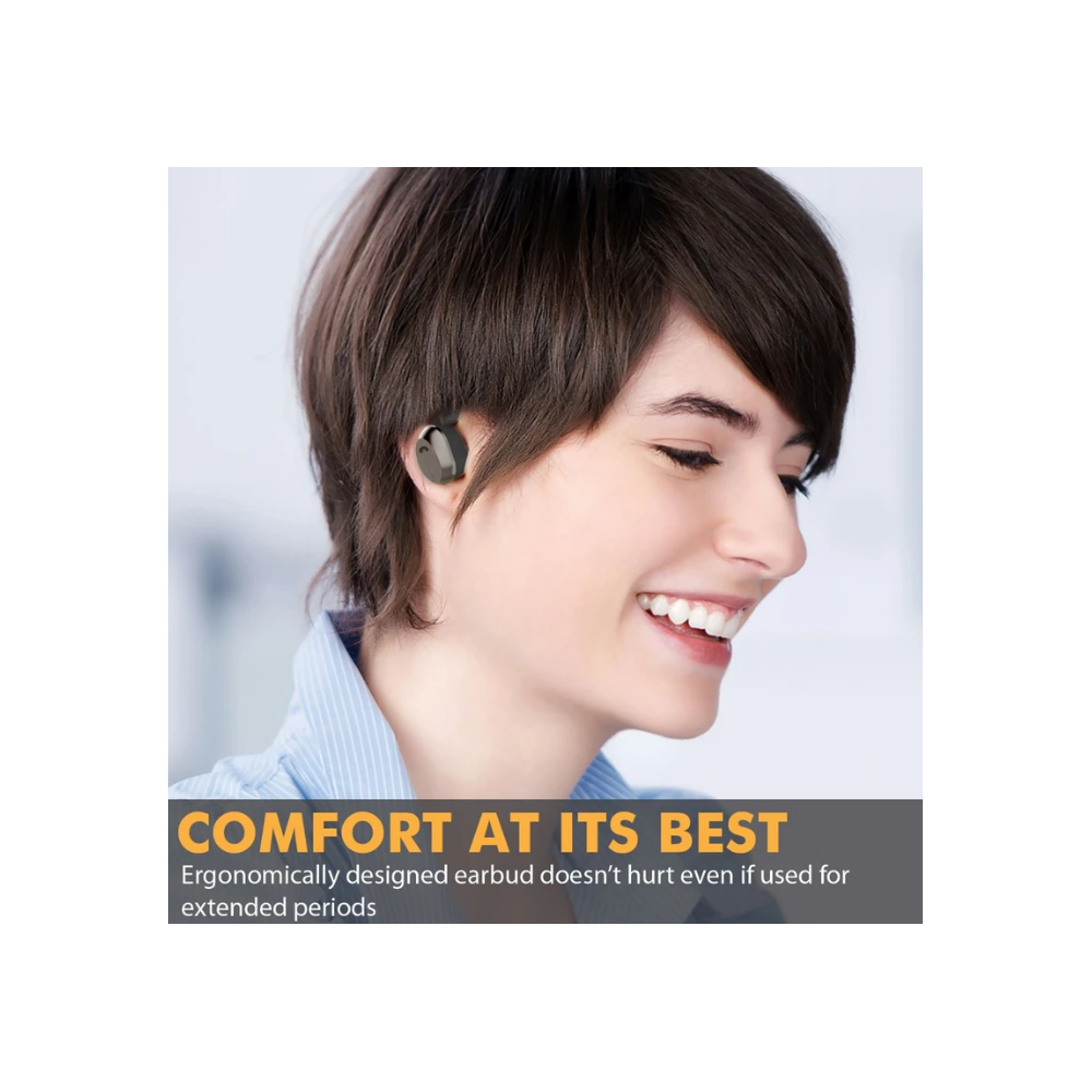 Écouteur intra-auriculaire sans fil HD Mono Promate Mod / Noir