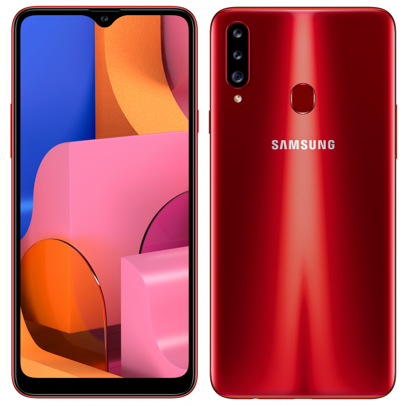 Téléphone Portable Samsung Galaxy A20s / Rouge + Bon d&#039;achat 20Dt + SIM Orange Offerte 60 Go image 0
