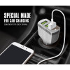 Chargeur Allume Cigare LDNIO C702Q 3x USB 3.6A / Blanc