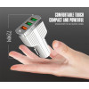 Chargeur Allume Cigare LDNIO C702Q 3x USB 3.6A / Blanc