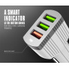 Chargeur Allume Cigare LDNIO C702Q 3x USB 3.6A / Blanc