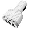 Chargeur Allume Cigare LDNIO C702Q 3x USB 3.6A / Blanc