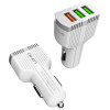 Chargeur Allume Cigare LDNIO C702Q 3x USB 3.6A / Blanc