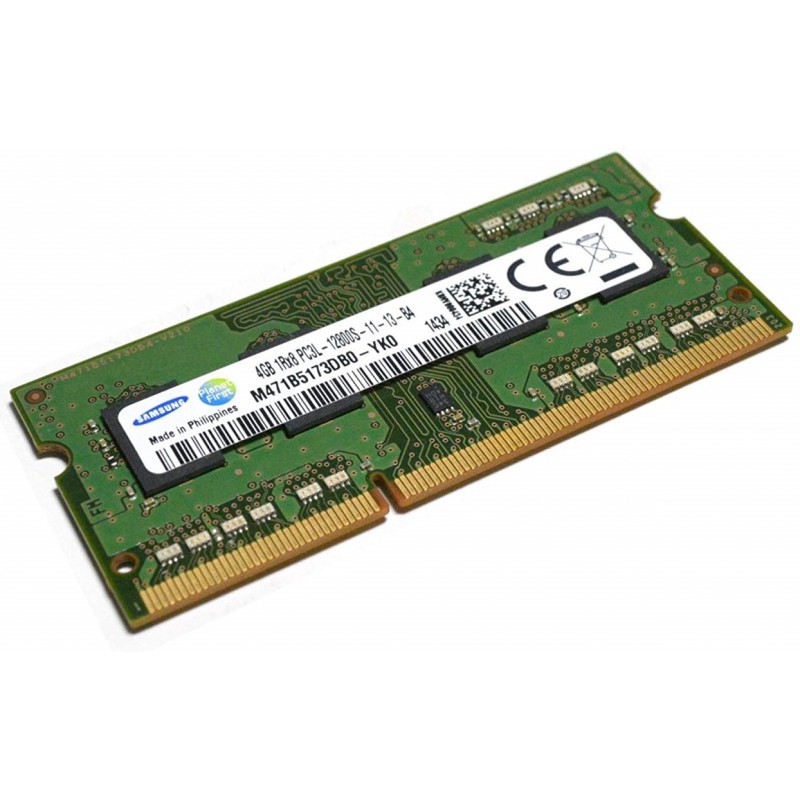 BARRETTE SAMSUNG MÉMOIRE SODIMM 4 GO DDR3L / 1600 MHZ