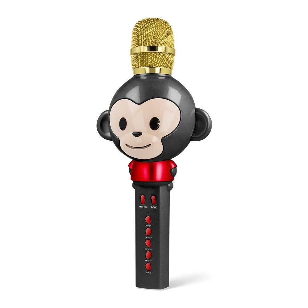 Microphone avec haut-parleur Bluetooth Forever Sweet Animal AMS-100 / Noir