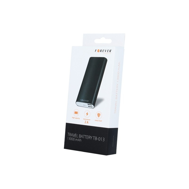 Slide  #1 Power Bank Forever TB-013 13000mAh / Noir