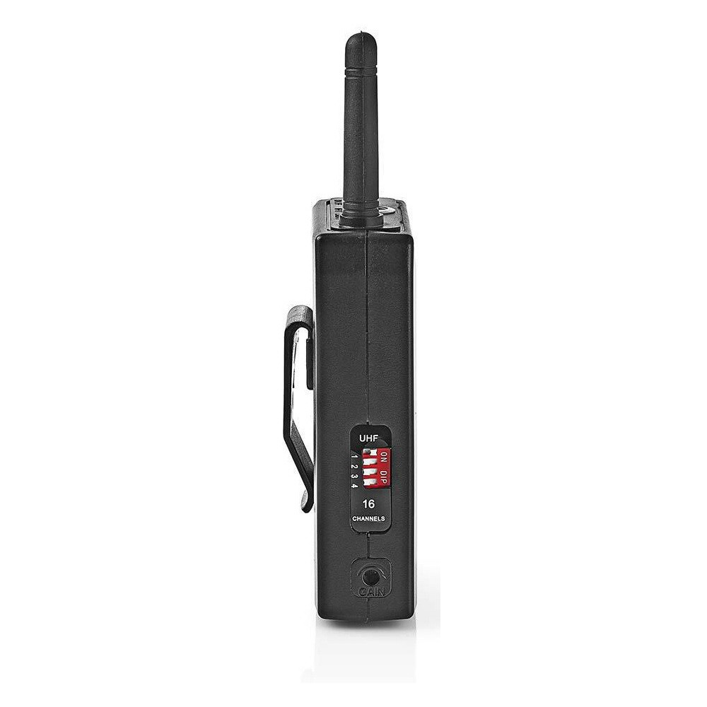Kit de microphone sans fil 16 canaux Nedis MPWL631BK