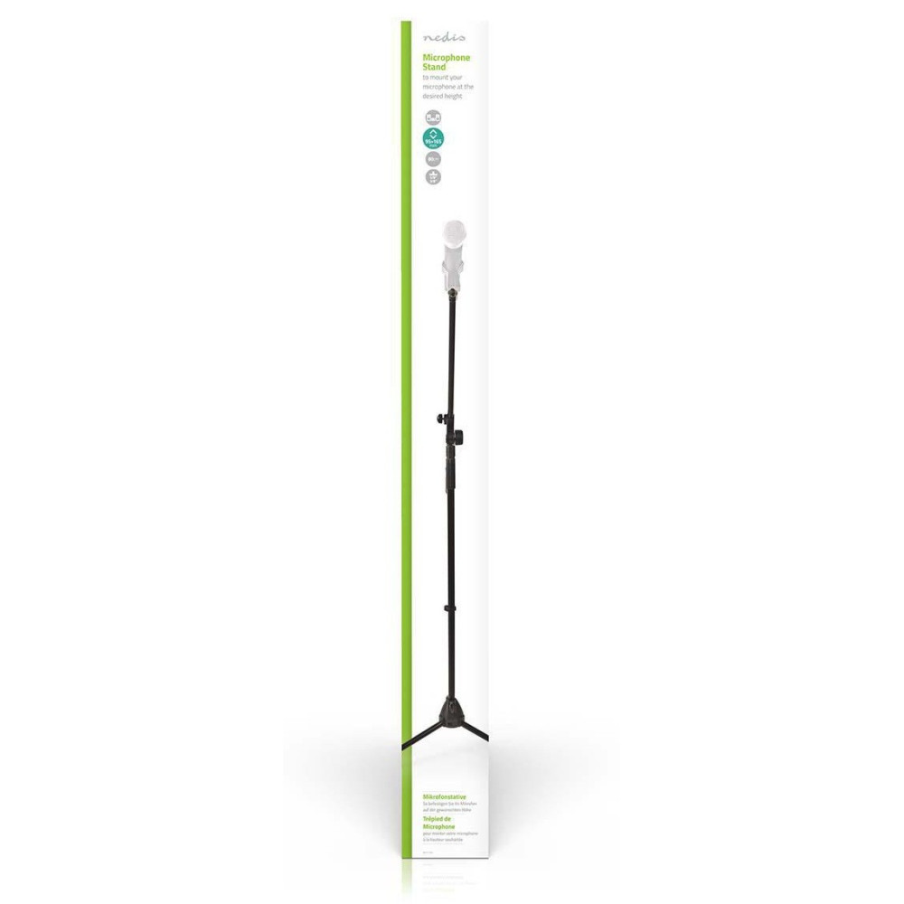 Trépied de microphone Nedis MPST10BK / Noir