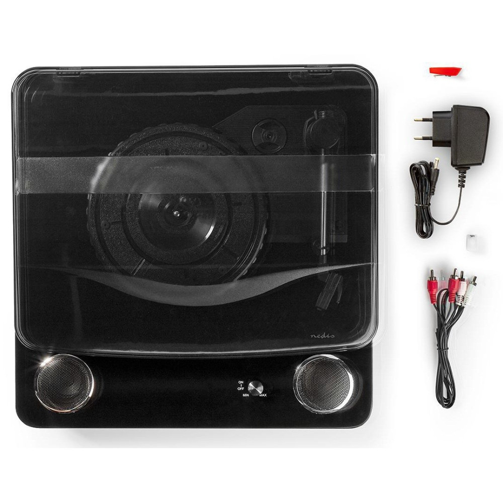 Platine Vinyle Bluetooth Nedis TURN300BK / Noir