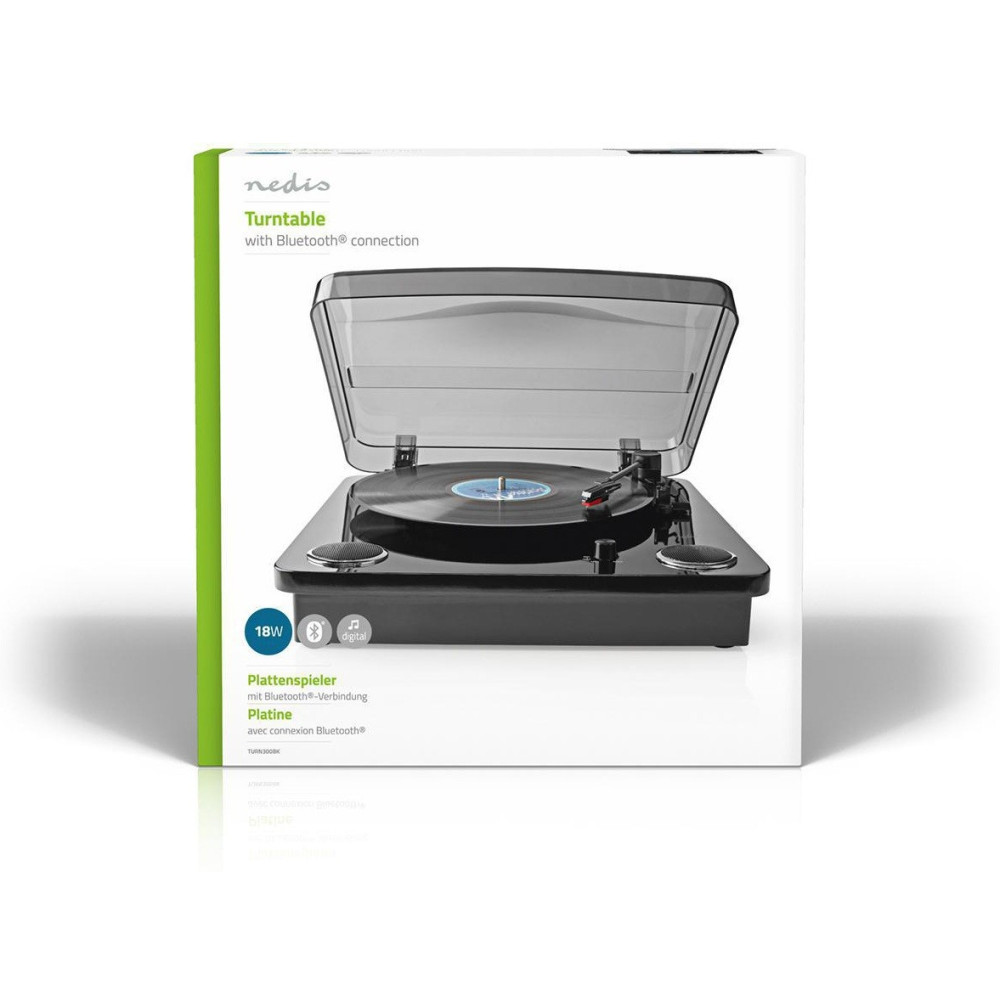 Platine Vinyle Bluetooth Nedis TURN300BK / Noir