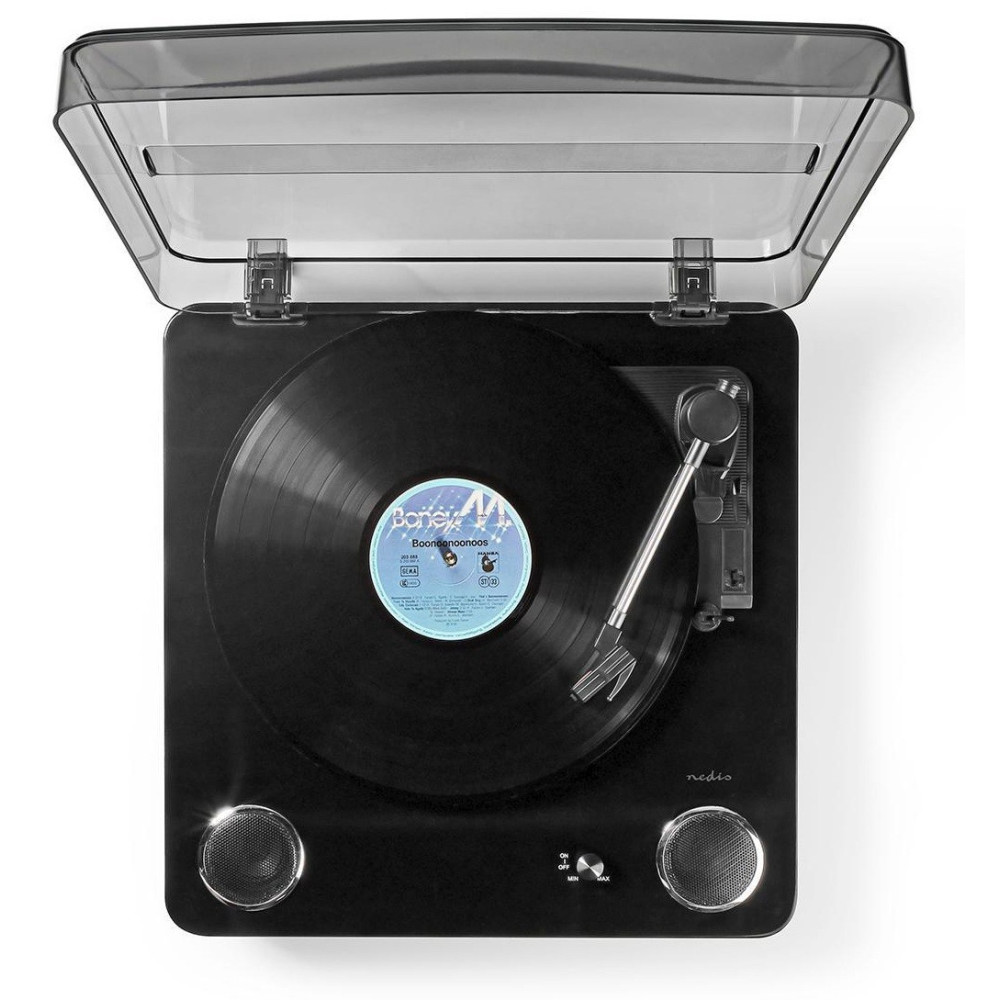 Platine Vinyle Bluetooth Nedis TURN300BK / Noir