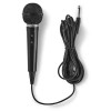Microphone Filaire Nedis MPWD01BK / Noir