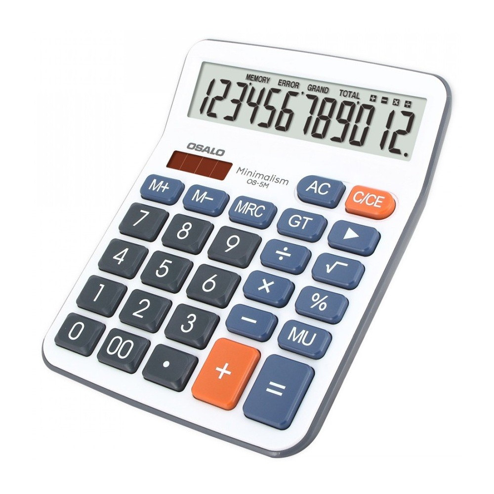 Calculatrice de bureau 12 chiffres OSALO OS-5M