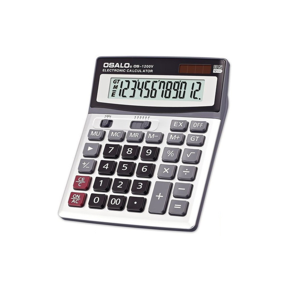 Calculatrice de bureau 12 chiffres OSALO OS-1200V